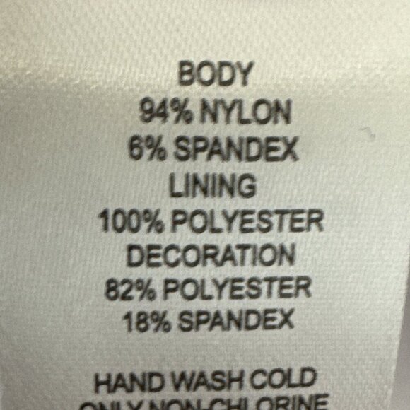 Hula Honey Juniors S Textured Bikini Swim Top White Multi NWT - Picture 13 of 16